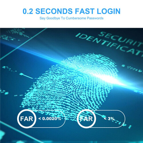 USB Fingerprint Reader for Windows Security Key Biometric Fingerprint Scanner Sensor Module for Instant Contact Easy 1