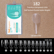 (182 water drops) Multi-Shape Acrylic Nail Molds - Ultra Thin for Salon & Cosplay