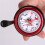 (Red) Alloy Bike Bell with Compass for MTB/Road Bikes 5