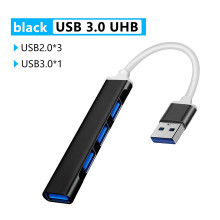 (Black, USB) Type-C Docking Station for Mac/Windows - USB Hub
