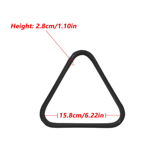 (Suitable For 32mm Tripod) Standard Plastic Billiard Triangle for Community Centers 2
