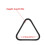 (Suitable For 25mm Tripod) Standard Plastic Billiard Triangle for Community Centers 5