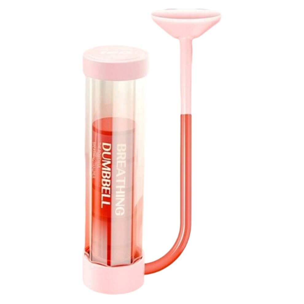 Pink (16.5Cm, ) Breathing Dumbbell Abdominal Muscle Trainer Breathing Exercise Device For Pelvic Floor Muscles Lungs Jawline