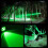 2Pcs VASTFIRE Green Light LED Flashlight High Lumen 250 Yards Zoomable Waterproof Torch Night Vision 2