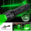 2Pcs VASTFIRE Green Light LED Flashlight High Lumen 250 Yards Zoomable Waterproof Torch Night Vision 3