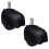 2x Heavy Duty Office Chair Wheels Universal Replacement Casters for Conference Gaming Chairs Quiet Rollers 1