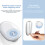 Wireless Bedwetting Alarm - Black Screen Edition: Effective Solution for Nighttime Incontinence 4