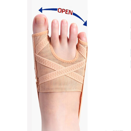Breathable Double Toe Corrector for Bunion and Overlapping Toes  M 1