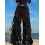 (M, Orange) Γυναικείο τζιν cargo, παντελόνι streetwear 11