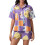 (XL, Purple) Completo da donna: due pezzi. 3