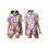 (XL, Purple) Completo da donna: due pezzi. 4