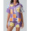 (XL, Purple) Completo da donna: due pezzi. 5