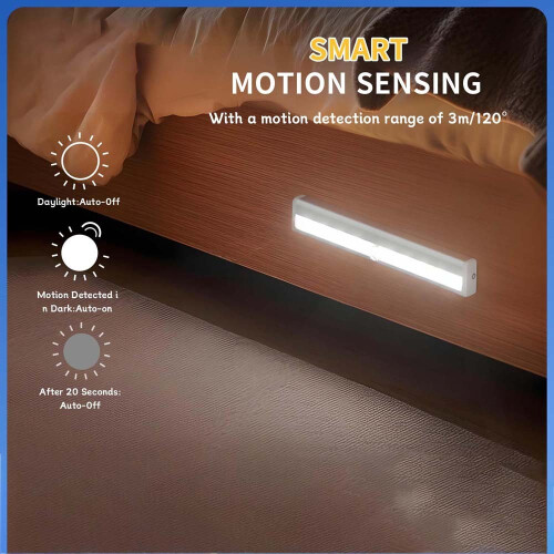 Slimme LED-strip met bewegingssensor - Warm wit, magnetisch, oplaadbaar 2