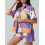 (XL, Purple) Completo da donna: due pezzi. 8