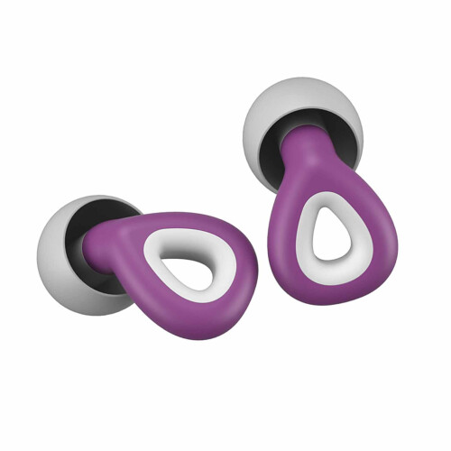 Nanosilicone Ear Plugs, 1 Pair, One Size, Purple