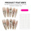 (M) 10PCS Flash Cat Eye Press-On Nails 8