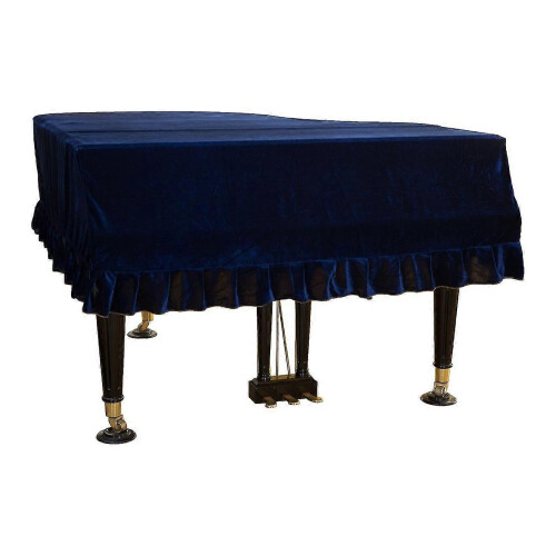 (210-220, blue) Grand Piano Cover Dust Shield Fabric
