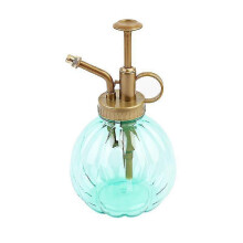 (Green) 350ml  Plant Flower Watering Pot Spray Bottle Garden Mister Sprayer Hairdressing Practical Garden Tool