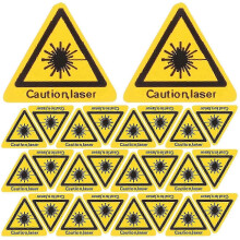 50pcs Laser Warning Stickers, Security Caution Labels, Tamper-Evident Safety Stickers for Laser Equipment, 2025 Edition 0120