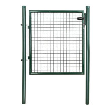 Kit completo de portillo de malla para jardín de huerto en acero galvanizado 106 x 6 x 150