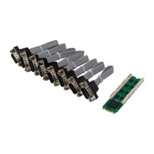 M.2 to 8 Port RS232 Serial Card XR17V358 8S M2 B+M Key to 8  Serial RS232 Expansion Card Riser Card COM Controller