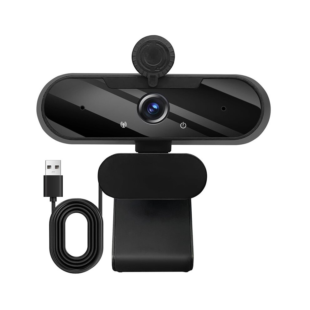 1080P Hd Usb Webcam With Wide Angle, Built-In Microphone, Rotatable Tripod For Streaming, Video Calls, Conferencing 6031015854740