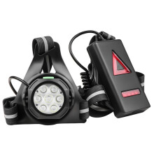 Biking Night Running Lights for Outdoor LED Chest Front Red Warning USB Rechargeable IPX4 Waterproof