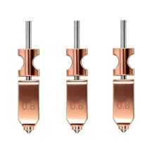 3 Stück Schnellverschlussdüse für Flashforge AD5X Hotend, 0,8 mm, Zubehör für 3D-Drucker