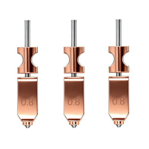 3Pcs for Flashforge AD5X Quick-Detachable Hotend Nozzle Quick Release Nozzle 0.8MM Adverturer 3D Printer Accessories