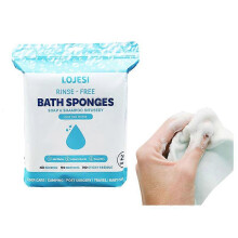 (1 pack) Disposable Rinse Free Bathing Wipes 25 Pack - No Rinse Shampoo, Dampen Lather Dry, Travel Camping Elderly Care