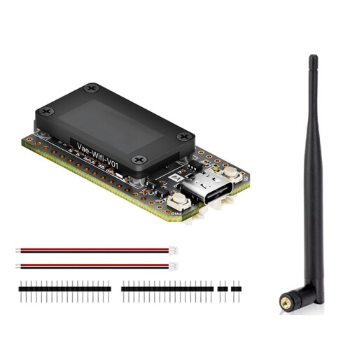 Heltec LoRa32 V4 Meshtastic ESP32 WIFI+BLE SX1262 LoRa 0.96inch OLED Solar Powered Dev-Board Mesh Network IoT