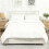 Homcom (Cream) HOMCOM Double Bed Frame with Storage and Adjustable Velvet Headboard 1
