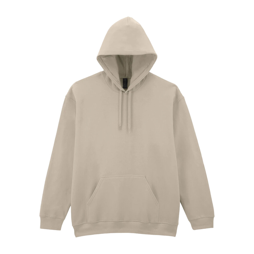 Gildan (Xs, Sand) Mens Softstyle Midweight Hoodie