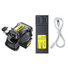 A3 One-Step Automatic High Precision Fiber Optic Cleaver+U9 Fiber Thermal Stripper Optical Fiber Fusion Splicer Cutter