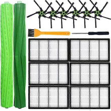 (As show, One size) Main Side Brushes Hepa Filter Compatible compatible IRobot Roomba S9 Robot Vacuum Cleaner Accessories VACUUM ACCESSORY