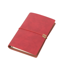 Vintage Band Notebook a6Notepad Soft Leather Loose-leaf Book Imitation Leather Diary Book Blank Kraft Paper Hand Ledger Book
