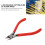 4.7in Non-Slip Chromium Vanadium Diagonal Pliers with Reset Spring 4