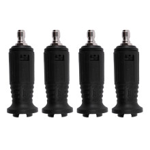 4X Auto Tool Adjustable High Pressure Washer Nozzle Tips,Variable Spray Pattern, 1/4Inch Quick Connect Plug,3000 Psi