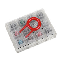 12 Key  Tester with Acrylic Base for  MX Mechanical Keyboard Mechanical Keyboard  with Key Puller