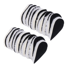 20 Stücke 125 mm Auto Polier Scheibe 5 Zoll Polnischen Waxing Pads Wolle Polierer Motor Haube Auto Lack Pflege Wolle Polier Scheibe