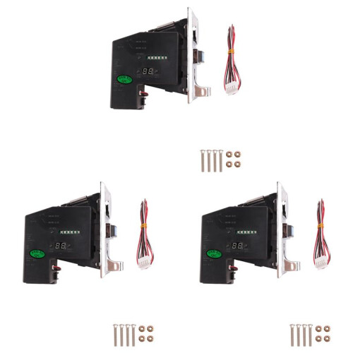 3X Multi Coin Acceptor Selector for Mechanism Vending Machine Mech Arcade Game