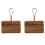 2X Hand-Woven Wicker Straw Storage Basket Portable Four Compartment Classification Storage Fruit Basket Home Storage C 1