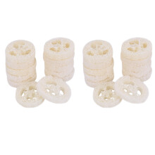 400 Pieces of 4-6 cm Diameter Loofah Slices DIY Custom Soap Tools, Cleaning Supplies, Sponge Washer