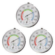 3X Hygromètre L15 de Thermomètre D'Extérieur D'Intérieur D'Indicateur Analogue de Température et D'Humidité