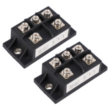 2X Pont Redresseur Triphasé à Diodes MDS150A 150A Ampère 1600V Cuivre 150 Celsius Contrôle de Pont à Diodes En Boîtier Métallique