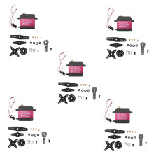 5X 25KG Digital Servo Full Metal Gear High Torque Waterproof for RC Car Crawler Robot Control Angle 270