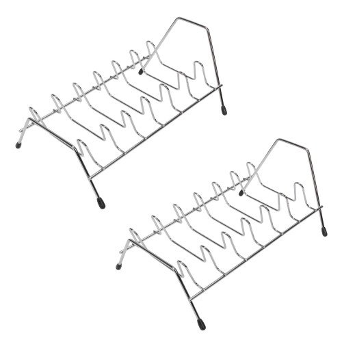2X Dish Drying Rack Kitchen Dishes Rack & Plate Holder Dish Drainer 1