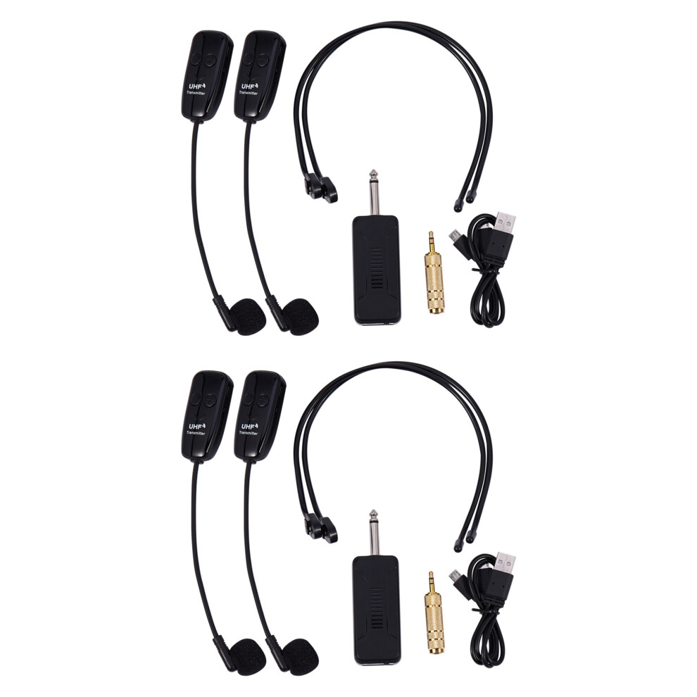 2X U12f Uhf One For Two Wireless Headset Microphone Amplifier Mixer Suitable For Teaching Guides Meeting Lectures 6031619282390