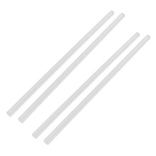 3mmx250mm Round Shape Solid Acrylic Rod Pmma Extruded Bar Clear 4Pcs
