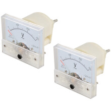 2X 85L1 Ac 0-300V Analoges Nadel Platte Messgerät Voltmeter